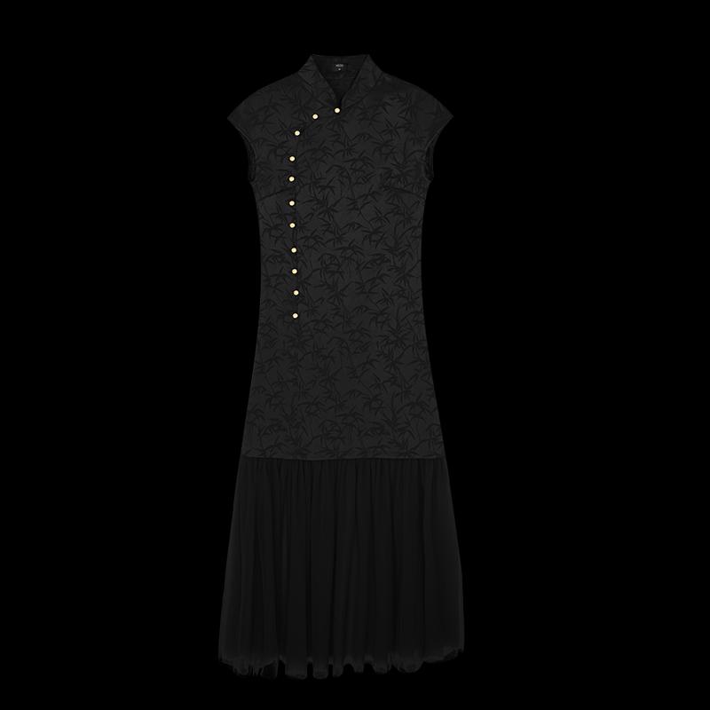 Heco Новое жаккардовое платье ципао в китайском стиле