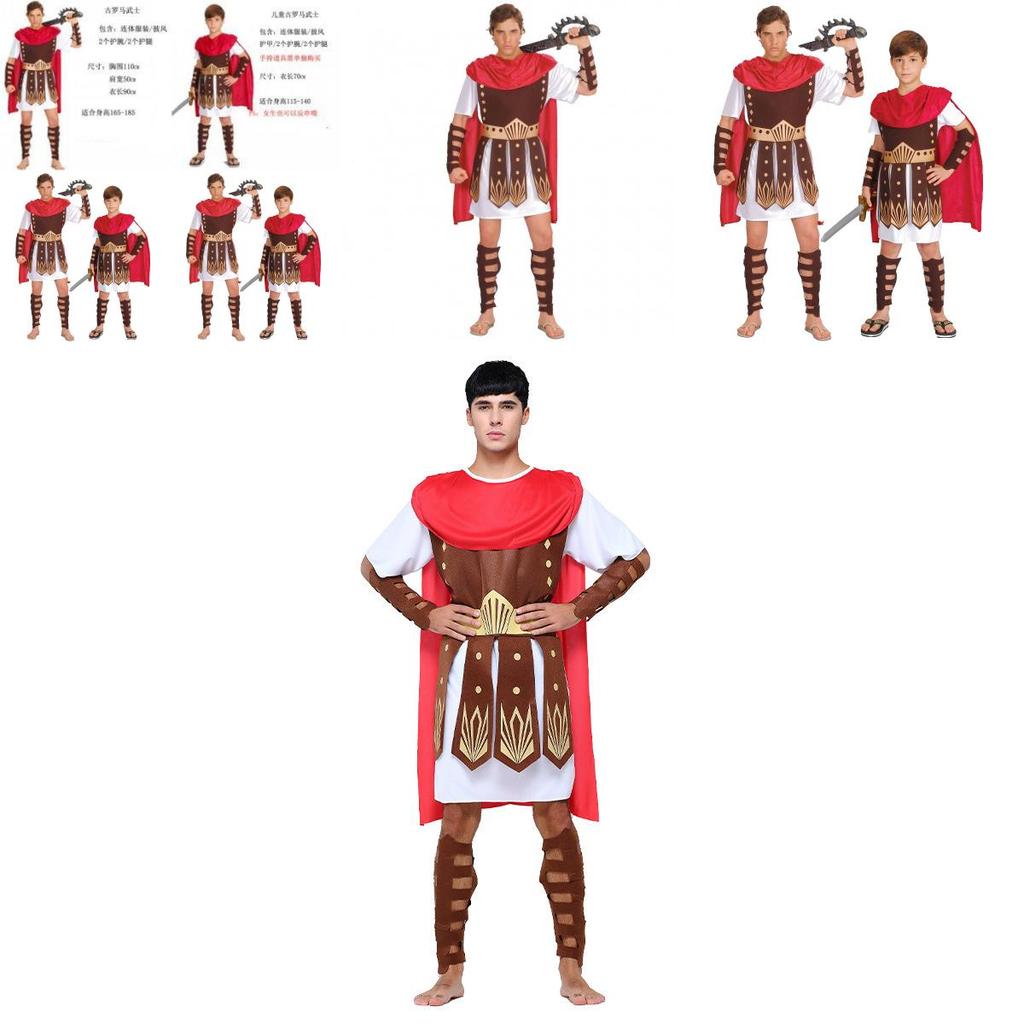 Костюм средневекового воина на Хэллоуин для детей и взрослых в стиле супергероев