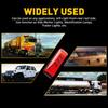 8x Красные светодиодные боковые габаритные огни для фургона, грузовика, прицепа, габаритный фонарь, водонепроницаемые EOA