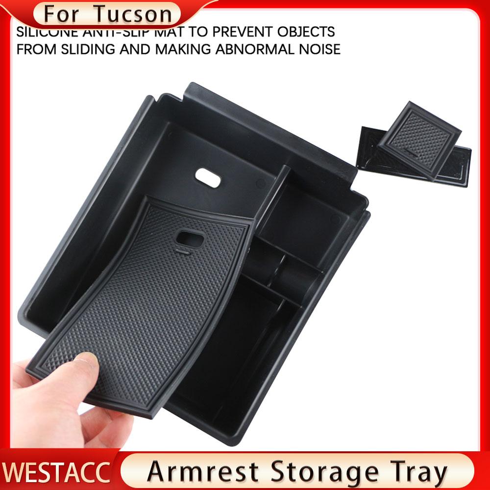 Подлокотник для центральной консоли автомобиля, ящик для хранения, чехол для Hyundai Tucson NX4 2022, сумка-органайзер для хранения вещей в салоне