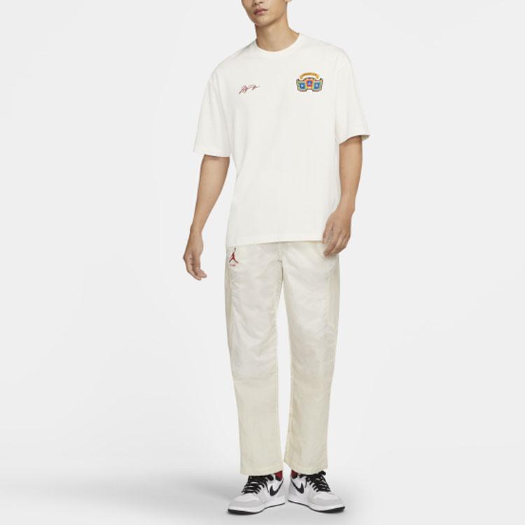Jordan Set in Sleeve T Shirt Men's Sail White DH9205-133