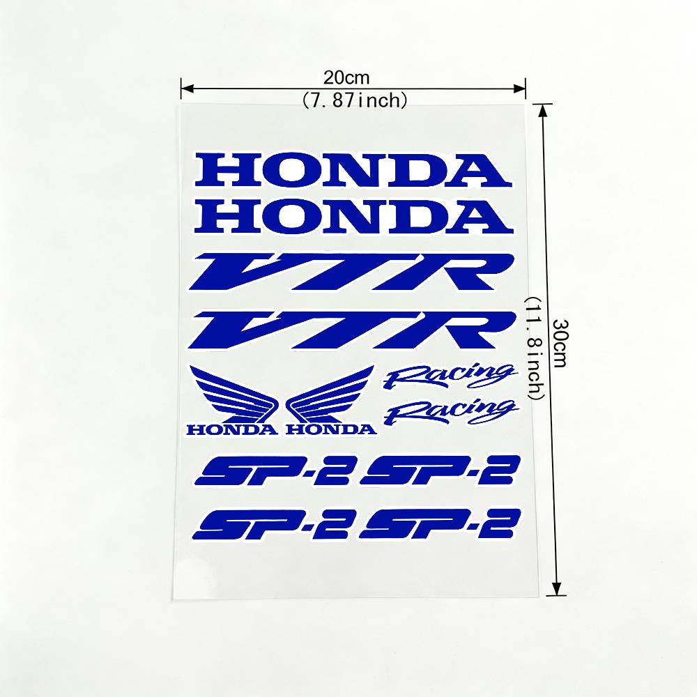 For HONDA VPR SP2 18 Colors Reflective Motorcycle Stickers Waterproof Vinyl Decals For Motorbike Helmet Fuel Tank Bike