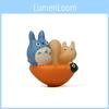 Cartoon My Neighbor Totoro Resin Garden Decor With Mushroom Figurine For Gift