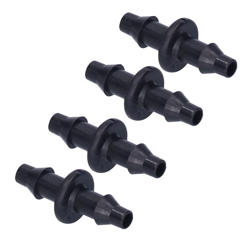 200PCS 2-Way Straight Hose Adapter Anti-Leak Barbed Connector Drip Irrigation System