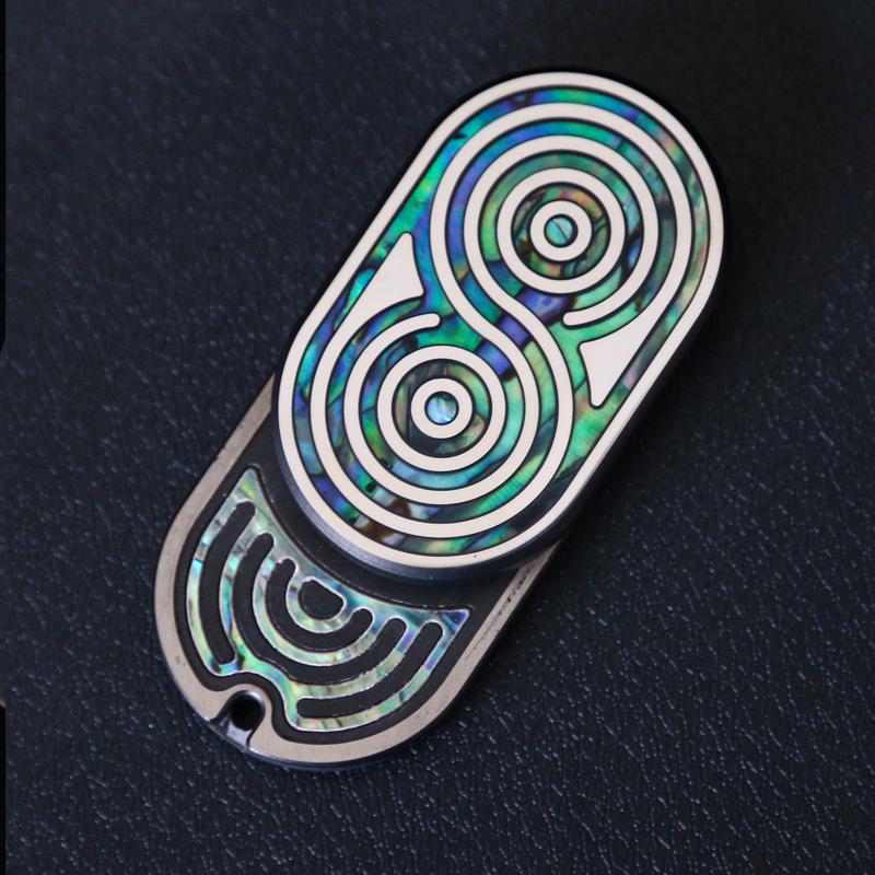 Mechanical Fritillary Material Fidget Slider ADHD Metal EDC Fidget Toys Office Desk Toys Anxiety Stress Relief Toys Adult Gift