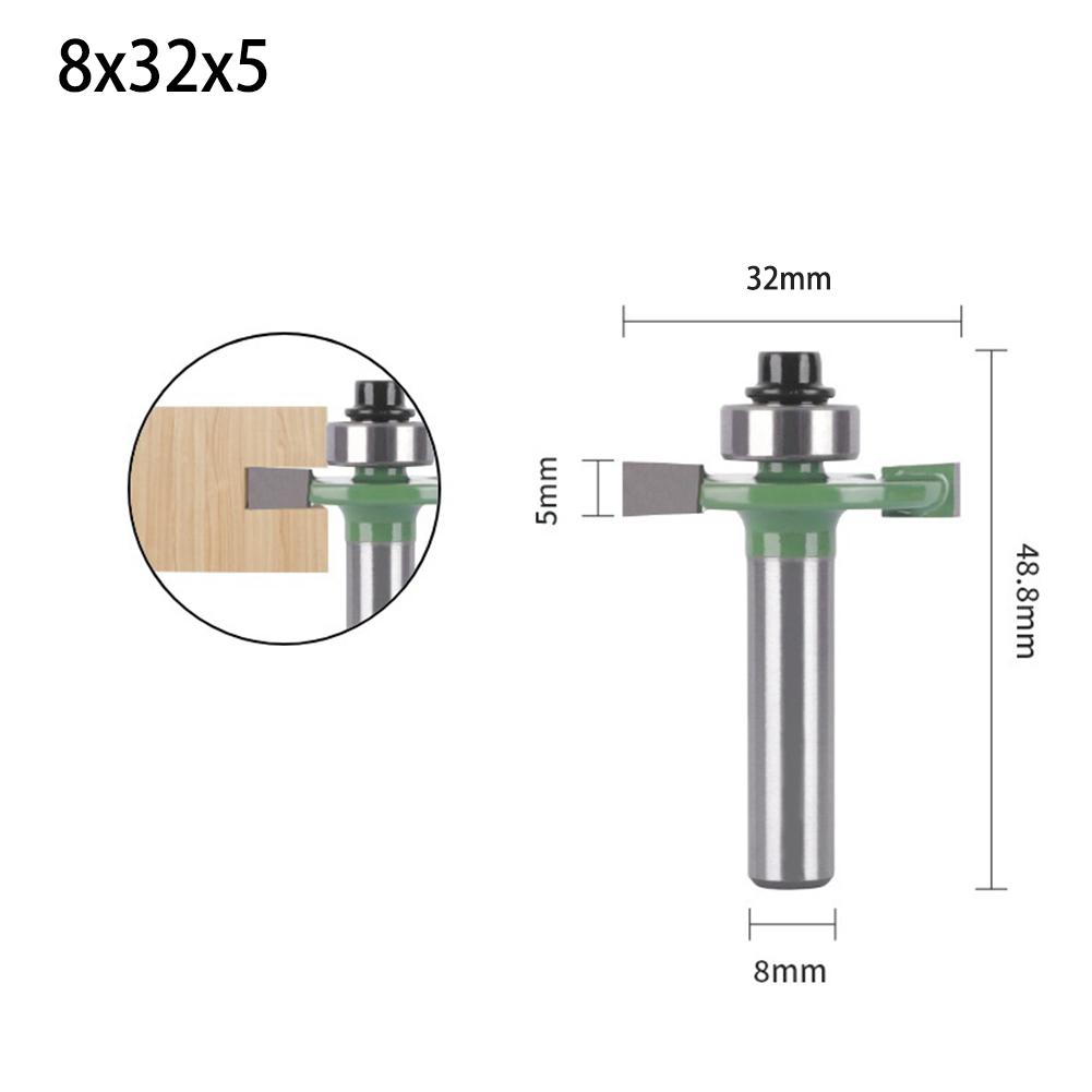 Milling Cutter T-Sloting With Top Bearing Wood Slot
