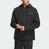 Adidas Rain.Rdy Transitional Jacket Solid Logo Outdoor Waterproof Sports Jacket Men Jacket Black IL8910