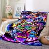 1Pc Dragon Ball Heroes Epic Battle Flannel Blanket, Soft And Comfortable, Casual Warm, Camping Travel, Christmas, Halloween Xmas Gift L1384