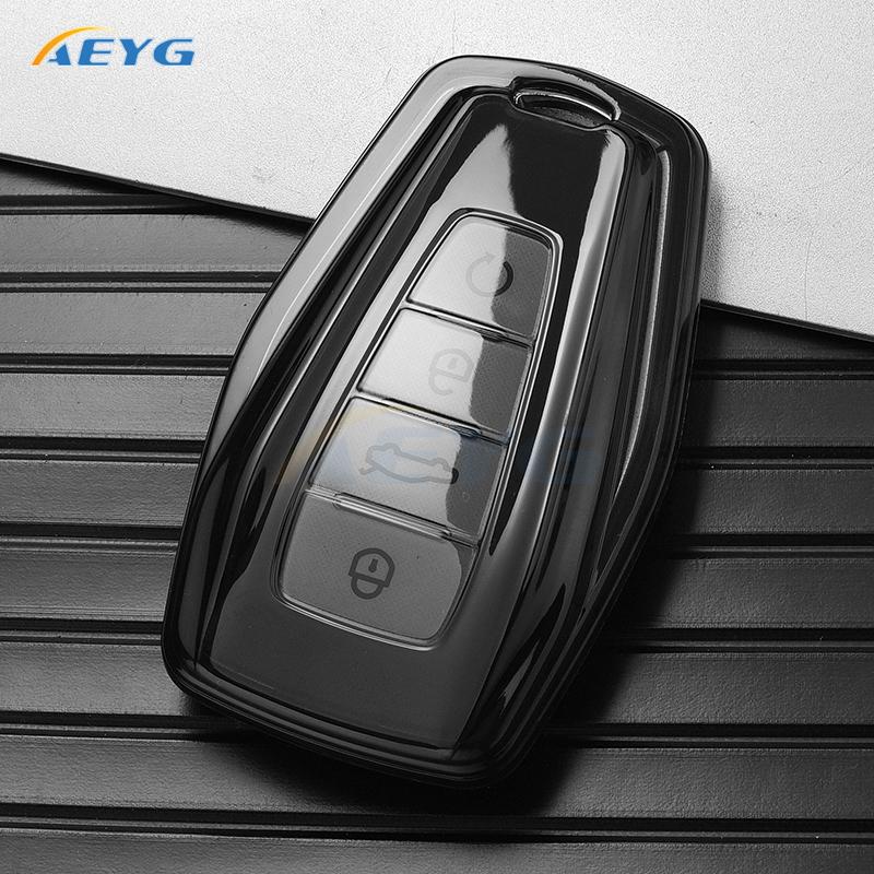 TPU Car Key Case Cover For Geely Emgrand X7 EX7 Coolray 2019-2020 Auto Styling Fob Keychain Protective Accessories