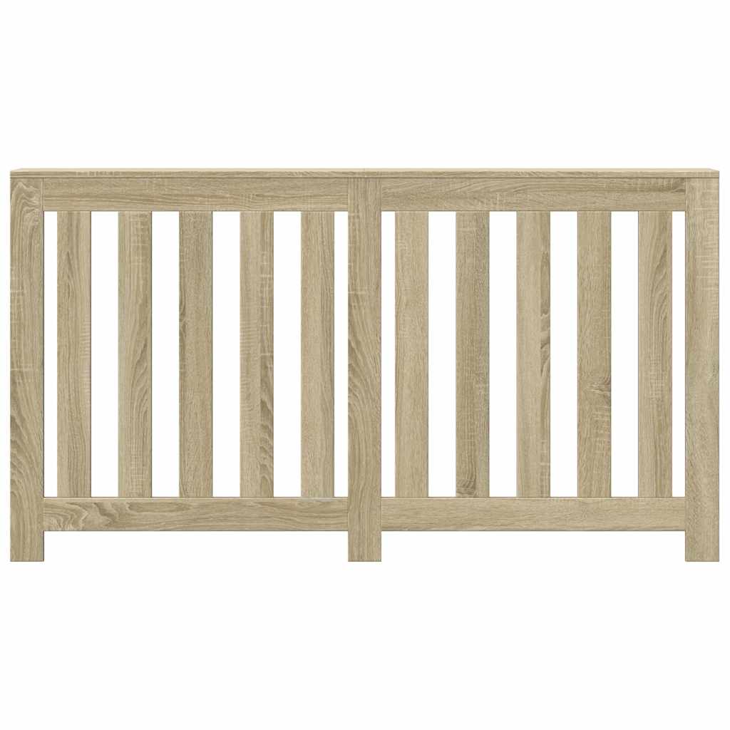 Radiator Cover in Sonoma Oak Finish 149 x 20 x 82 cm Engineered Wood
