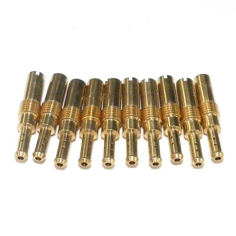 Pack of 10pcs Motorcycle Carburetor Main Jets Slow Pilot Jets for PWK PWM Keihin OKO CVK NSR KSR Carb Set Injector NozzleCarburetors Jets 7