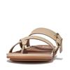 Sandals GRACIE BUCKLE LEATHER STRAPPY SANDALS Stone Beige Cm [Fit Flop] TOE-POST Women's 25.0
