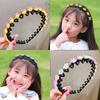Braided Double Bangs Hairpin Hairband Colorful Flower Kids Teeth Headband  Headwear