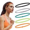 1PC Men Women Sports Headband Silicone Anti-slip Elastic Yoga Hair Bands Bandage Non-slip Outdoor Sport Sweatband Sports Safety