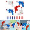 Blaster Gun Toy Pistol with 10 Pcs Soft Darts Toy Blaster Guns for Kid Toy Gun with Ejecting Soft Bullets
