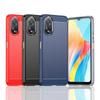 Carbon Fiber Texture TPU Case for OPPO OPPO A40 A40M A60 A80 A79 5G A38 A18 A58 A98 A78 A57S Shockproof Protective Cover Fundas