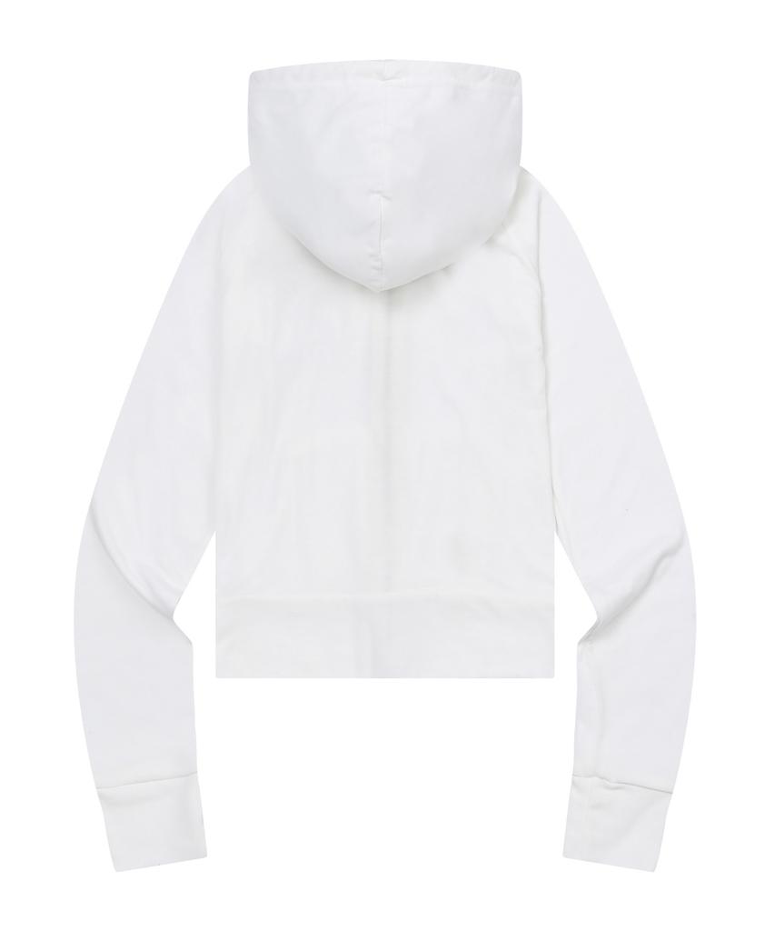 Mucent Light Up Slim Fit Crop Zip-Up Hoodie (4 Colors)