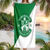 Hibs FC принт Быстросохнущее пляжное полотенце Микрофибра Впитывающее Портативное для путешествий Полотенце для плавания