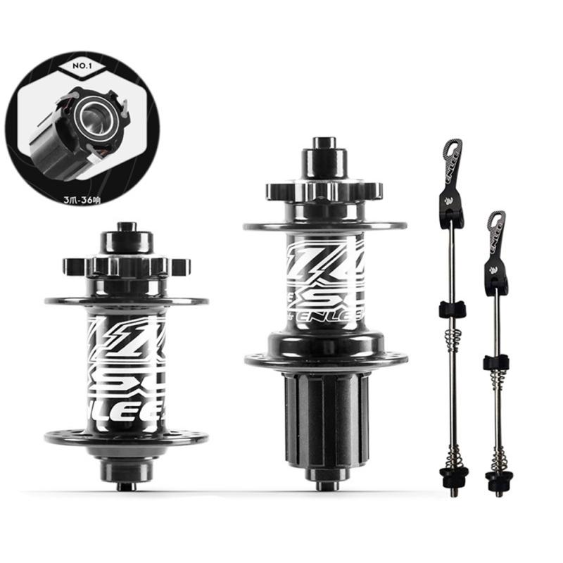 Ступица для горного велосипеда из алюминиевого сплава, 6 гвоздей, 5 подшипников, 32 отверстия, 8–11 скоростей, быстросъемная ступица дискового тормоза