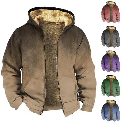 Мужская утолщенная куртка на пуговицах с двойным карманом и карманной вставкой, хлопковая куртка