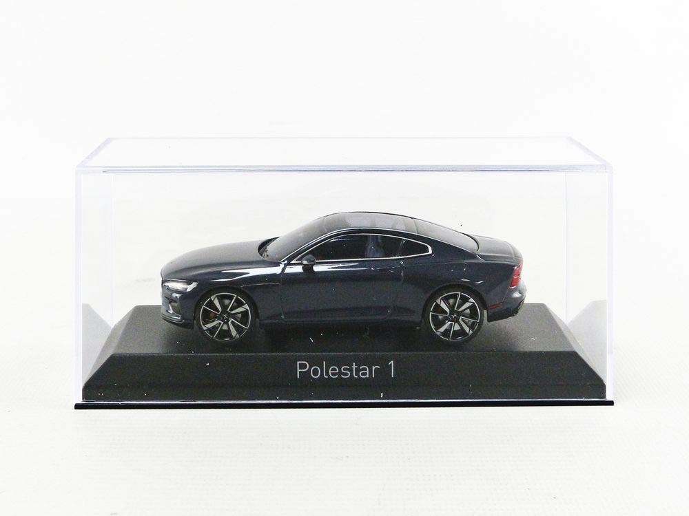 NOREV Polestar 1 2020 Midnight Blue with Chrome Frame and Beige 871004 Interior,