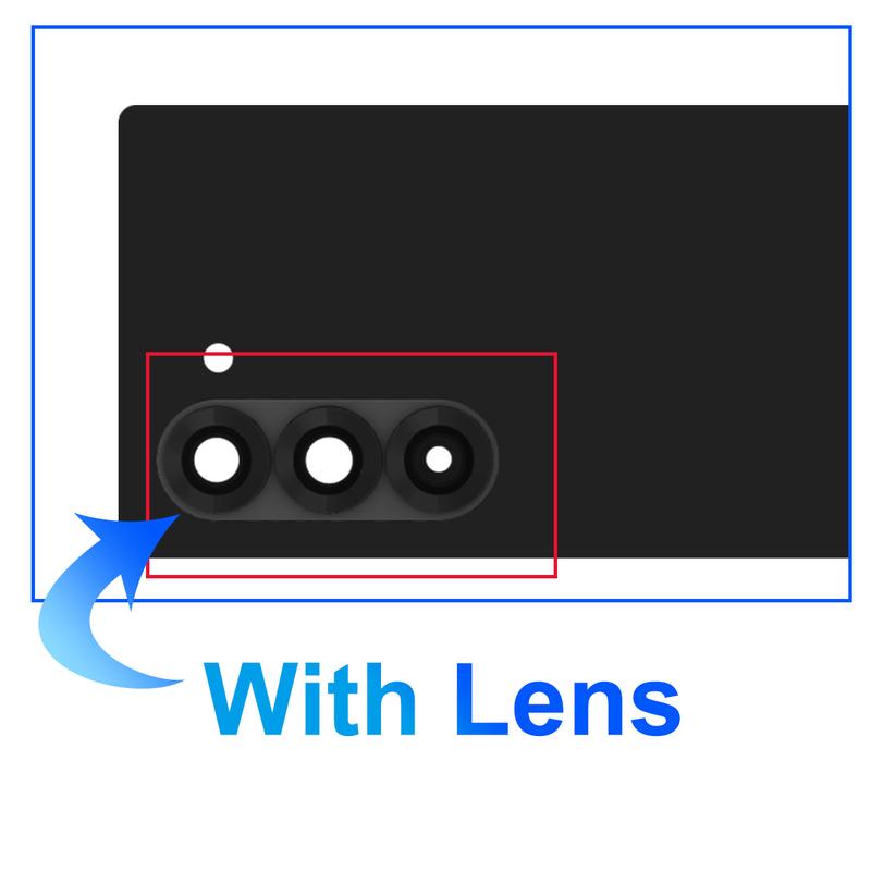 For Samsung Z Fold5 Fold6 5G Glass Battery Cover Rear Door Housing Panel Camera Lens Parts For Z Fold 5 6 Battery Cover