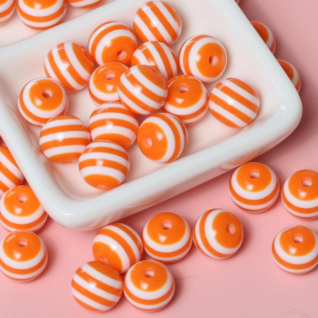 Японский макарон леденец бусина DIY набор шармов: Детские полосатые круглые бусины для аксессуаров для телефона и сумки