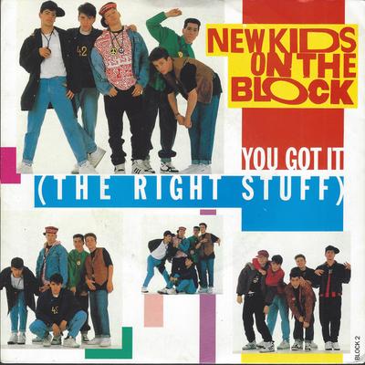 7-дюймовая пластинка NEW KIDS ON THE BLOCK - You Got It (Правильные вещи) BLOCK2 CBS 1989 UK Рэп и Хип-хоп/R&B Б/у