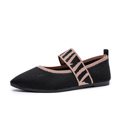 Модные летние новые женские туфли на плоской подошве с острым носком на плоской подошве для женщин, туфли на платформе без застежек, офисные женские нескользящие туфли на мелкой подошве