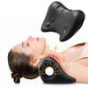 Patented Neck Stretching Pillow 8 Minutes At Highly 3D Curved Surface with 8 Acupressure Points for and Scapula and Relaxes the Neck and Neck