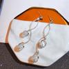ANENJERY Модные серьги с кисточками для женщин, длинные опаловые серьги в корейском стиле, новые креативные ювелирные изделия, подарок, оптовая продажа