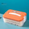 Dumpling Food Storage Box Food Grade BPA Free Large Capacity Multi-Layer Freezer Food Storage Container