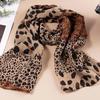Women Leopard Print Chiffon Scarf Scarves Fashion Women Soft Long Shawls Printed Multifunction Winter Ladies Style Silk Scarf