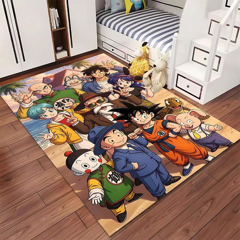 Dragon Ball Characters Group suitable as a non-slip mat for the living room or bedroom sofa