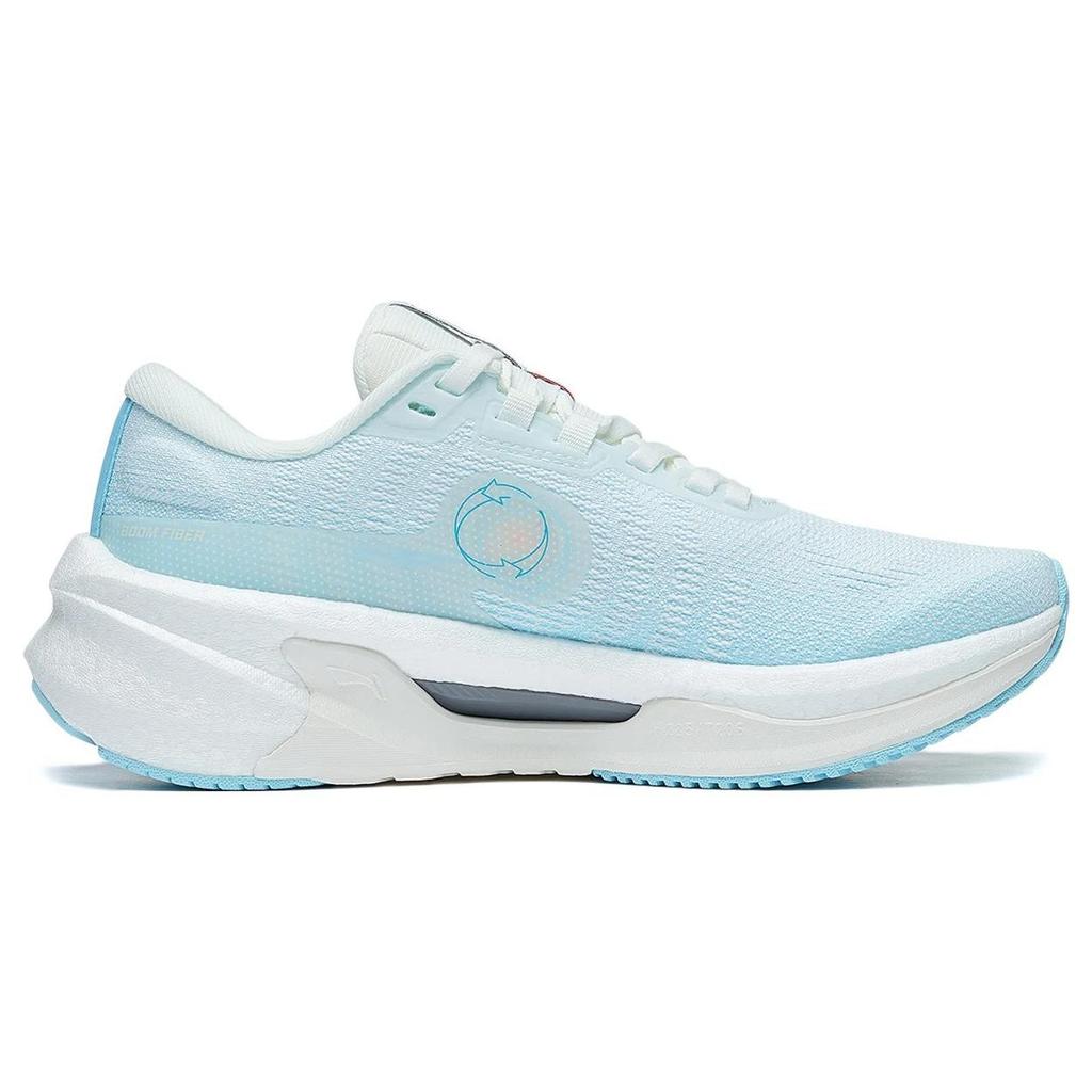 LiNing Fierce Steed 7 V2 Lightweight Durable Low-Top Running Shoes Women Sneaker White Blue ARZT008-2