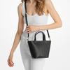 MICHAEL KORS Flora Adjustable Detachable Strap Coated Canvas Tote Handbag Medium Women's Black 32T5GFFC1B-BLACK