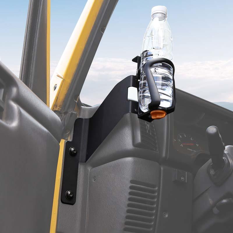 Car Central Console Water Cup Mobile Phone Stand Bracket Fit For Jeep Wrangler TJ 1997-2006 Car Interior Accessories