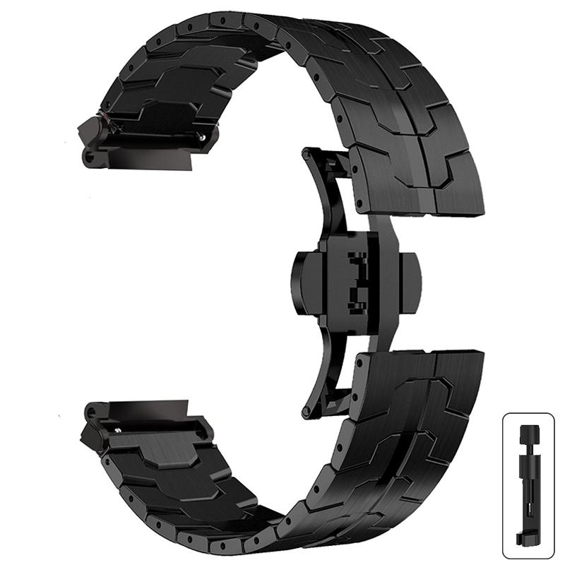 Роскошный ремешок из нержавеющей стали для часов Amazfit T-rex 3/2 Trex Pro Металлический ремешок Correa Для Huami Amazfti TRex Аксессуары для ремешка