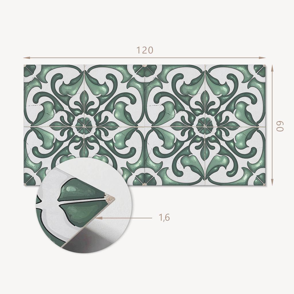Naklejany Panel Winylowy Do Przedpokoju 120X60 Cm Wzór Z Eleganckimi Motywami