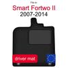 Velour Driver Floor Mat For Smart Fortwo Ii Hatchback (2007-2014)