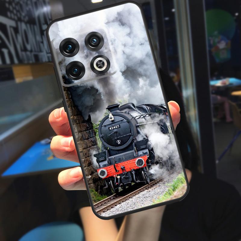 Винтажный Паровоз Железная дорога Чехол Для OnePlus 10T 8T 9RT 12 13 13R 11 9 10 Pro OnePlus Nord 4 CE 2 3 Lite N20 N30 Чехол