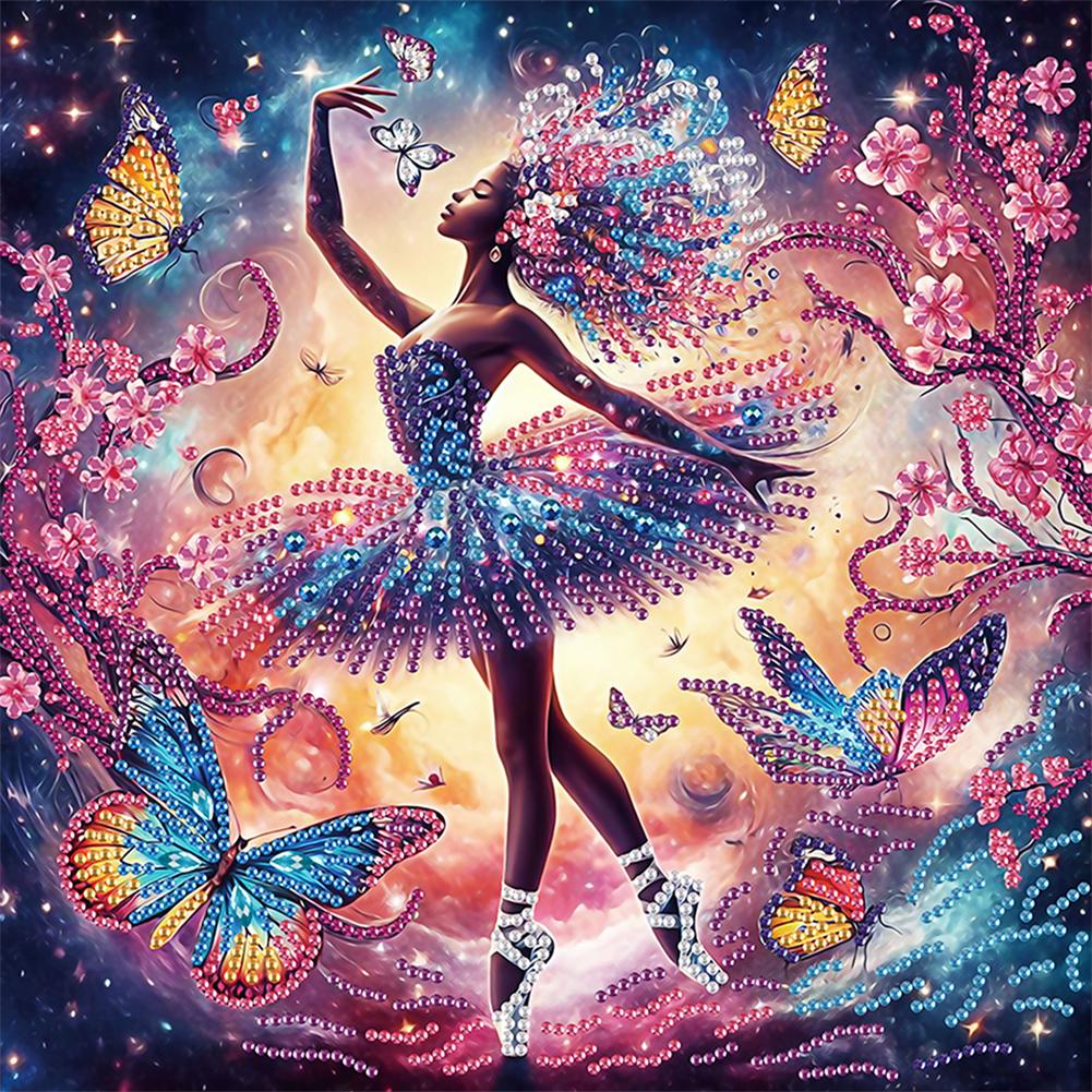 Набор для алмазной вышивки 5D DIY с частичной выкладкой специальными стразами, украшение для искусства, красивая девушка, украшение для дома, рождественские подарки на день рождения, 30x30 см