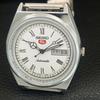 ЯПОНСКИЕ ВИНТАЖНЫЕ ОТРЕМОНТИРОВАННЫЕ МУЖСКИЕ АВТОМАТИЧЕСКИЕ ЧАСЫ SEIKO 5 С РИМСКИМИ ЦИФРАМИ a442658-1