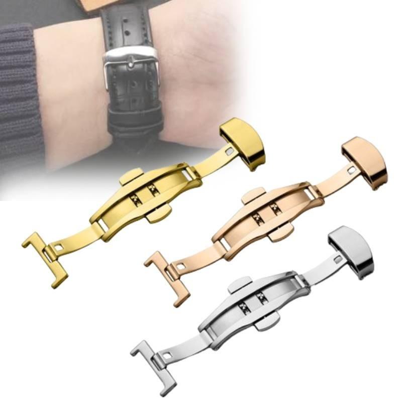 Пряжка-бабочка Аксессуар Двойная пряжка Нержавеющая сталь Инструмент Прочный