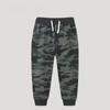 Новинка 2024 года, летние детские длинные штаны, вязаные хлопковые спортивные брюки для мальчиков, камуфляжные повседневные спортивные штаны на шнуровке