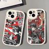 Persona 5 Для iPhone 16 15 14 13 12 11 Pro Max Plus Ударопрочный Кожаный Мягкий Чехол для Телефона