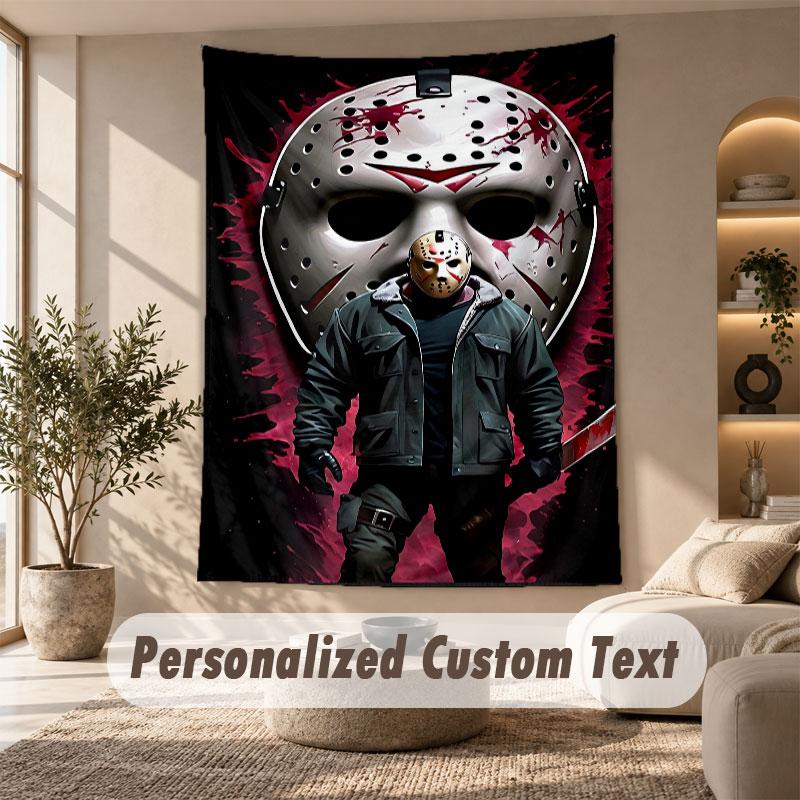 Wall Hanging Tapestry Art Cloth Bedroom Room Background DecorFriday the 13th Jason Voorhees