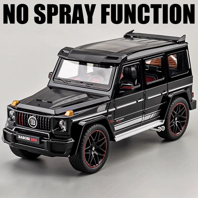 Большой 1:18-й Масштабный Внедорожник Benz G800 Металлический Литой Модель Автомобиля Звук и Свет Коллекционные Украшения Подарок на День Рождения Другу