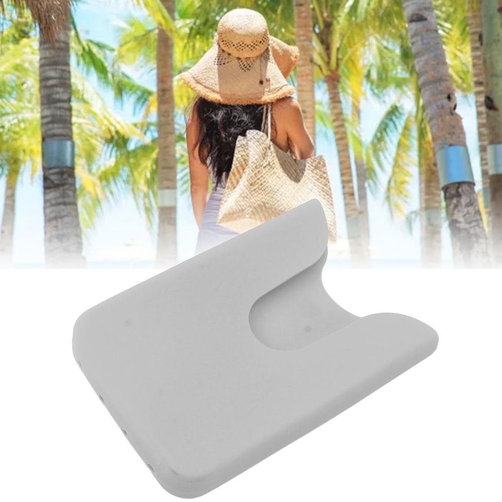Beach Bag Phone Holder, Soft Silicone Phone Storage Bag with Squeezable Posts Phone Case Charm Secure Insert Accessory