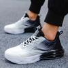 2025 новые дышащие мужские повседневные спортивные туфли на плоской подошве с нескользящей подошвой легкие мокасины для ходьбы фитнеса увеличение мужская обувь большого размера